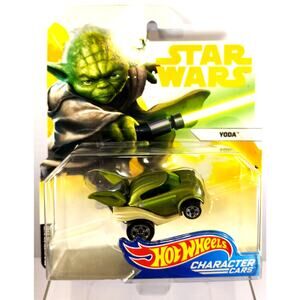Hot Wheels Character Cars Star Wars YODA, New, See Pics/Description!
